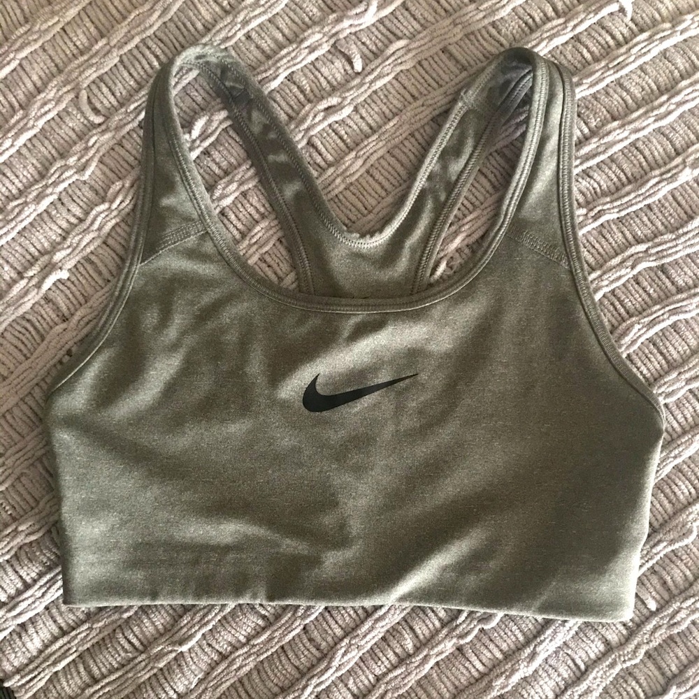 Nike Grey Racerback Sports Bra
